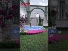 T3 130kw εμπορική αντλία θερμότητας πισίνας από το Κατάρ