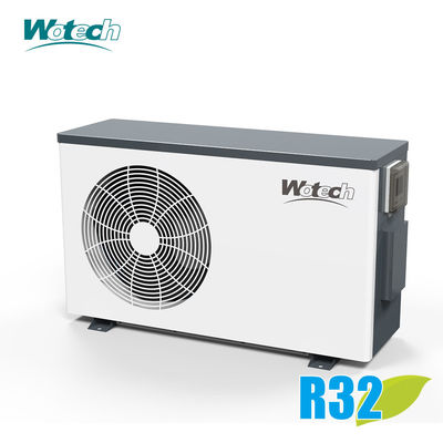 10kw R32 αντλία θερμότητας πισίνας με υψηλή ροή νερού και τεχνολογία DC Inverter