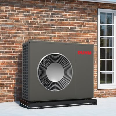 Θέρμανση Ψύξη Δυνατότητα θερμότητας 16kw EVI Μονόμπλοκ αντλίας θερμότητας με DC περιστρεφόμενο συμπιεστή