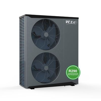 Ξενοδοχείο 20kw R290 μονό φάση μετατροπέα μονότρυπη αντλία θερμότητας με πιστοποιητικό CE ERP A / A