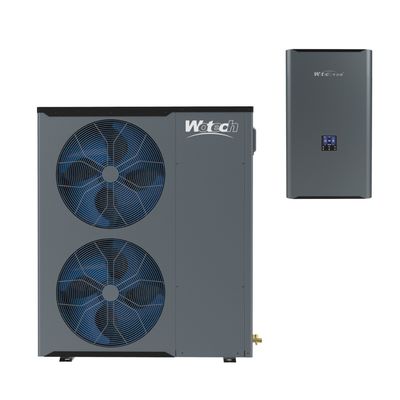 Τυποποίηση με μεταξοειδή οθόνη 20kW Αέρας προς νερό Αντλία θερμότητας διαίρεσης για ταχεία αποψύξη και θέρμανση